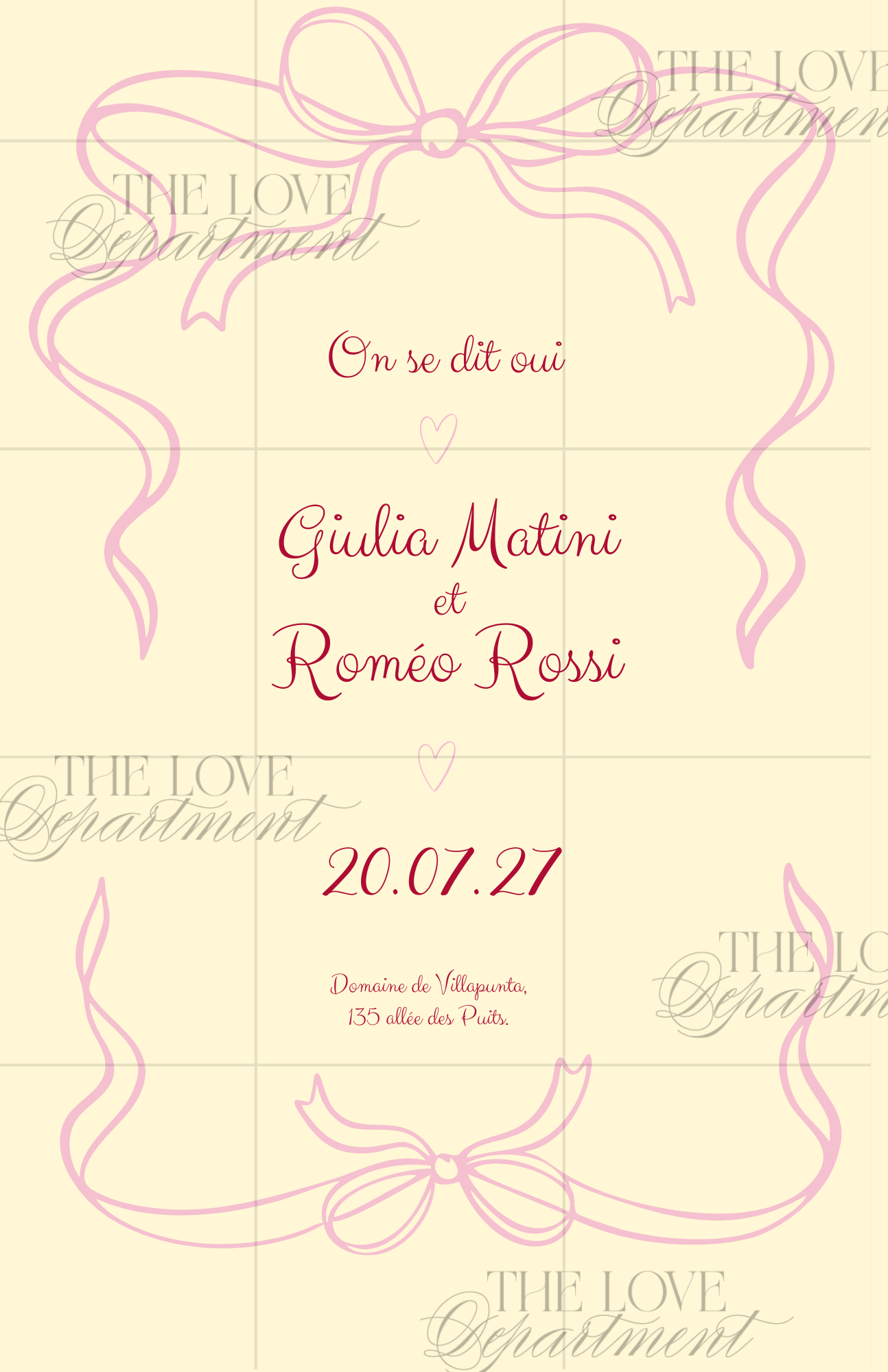 faire-part-yellow-pink-jaune-rose-noeud