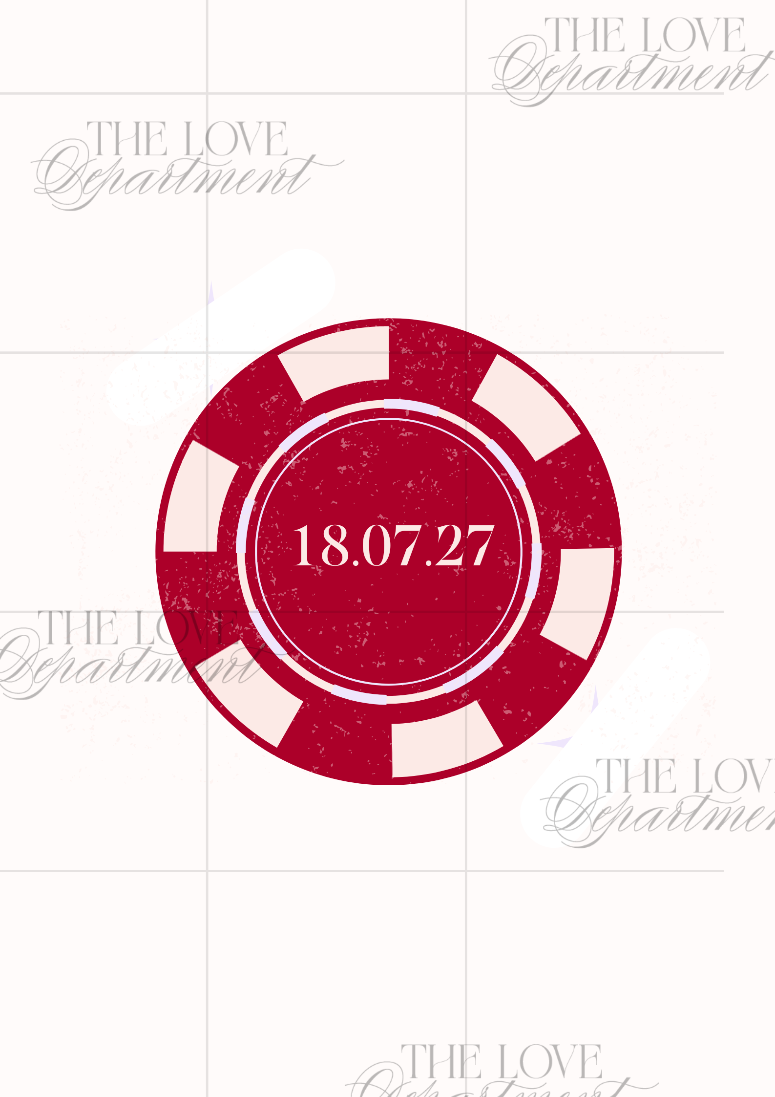 Save the date faire-part Lucky in Love – kit 5 pièces personnalisable